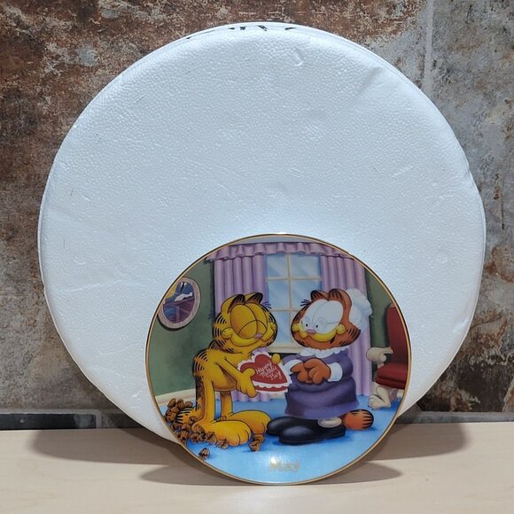 Garfield Calendar May Plate Jim Davis Plate No A 1444 Danbury Mint - Picture 3 of 14